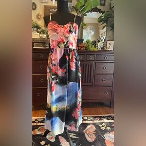 Anthropologie Corey Lynn Calter Multicolor Floral Dress